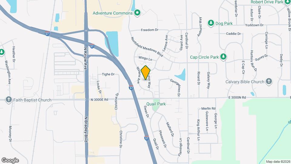 1227 Leon Way Map and Location Details