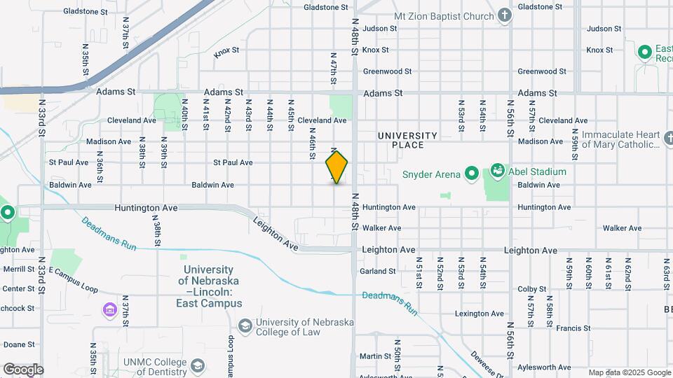 4717 Baldwin Ave Map and Location Details