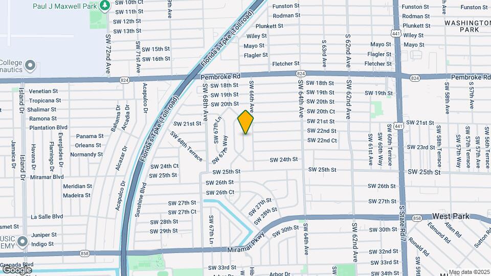 2221 SW 67th Ave Map and Location Details