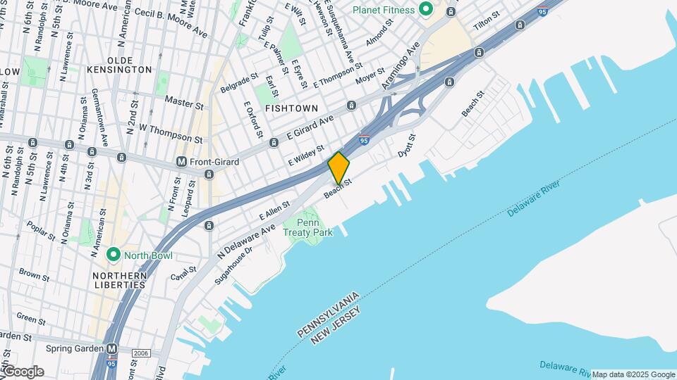 1325 N Beach St Map and Location Details