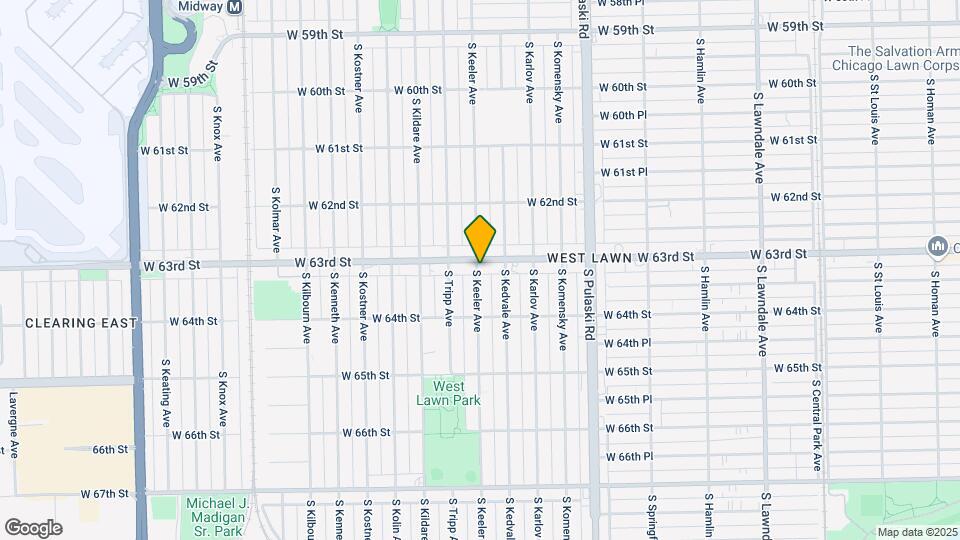 6301 S Keeler Ave Chicago IL Mapa y Detalles de la Ubicación