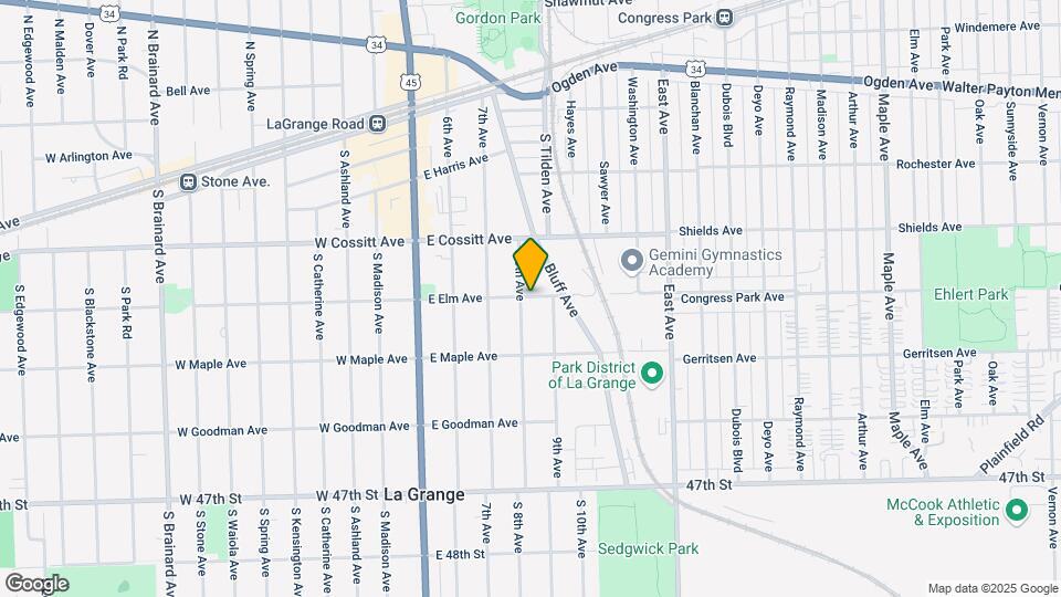 319 E Elm Ave Mapa y Detalles de la Ubicación