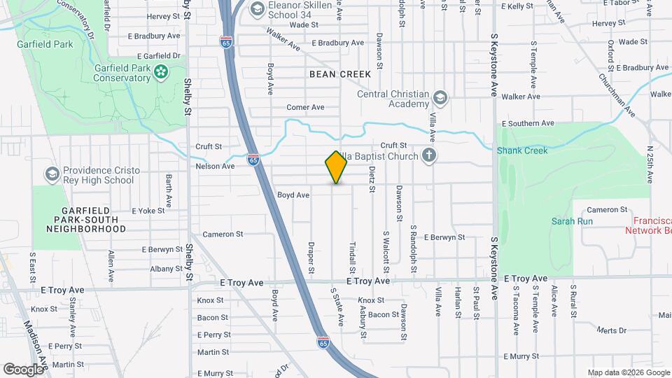 1705 E Gimber St Map and Location Details