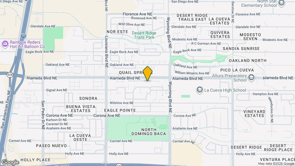 7304 Via Contenta NE Map and Location Details