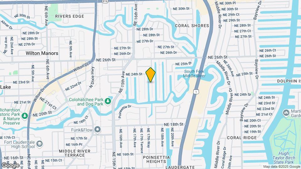 2217 NE 17th Ter Map and Location Details