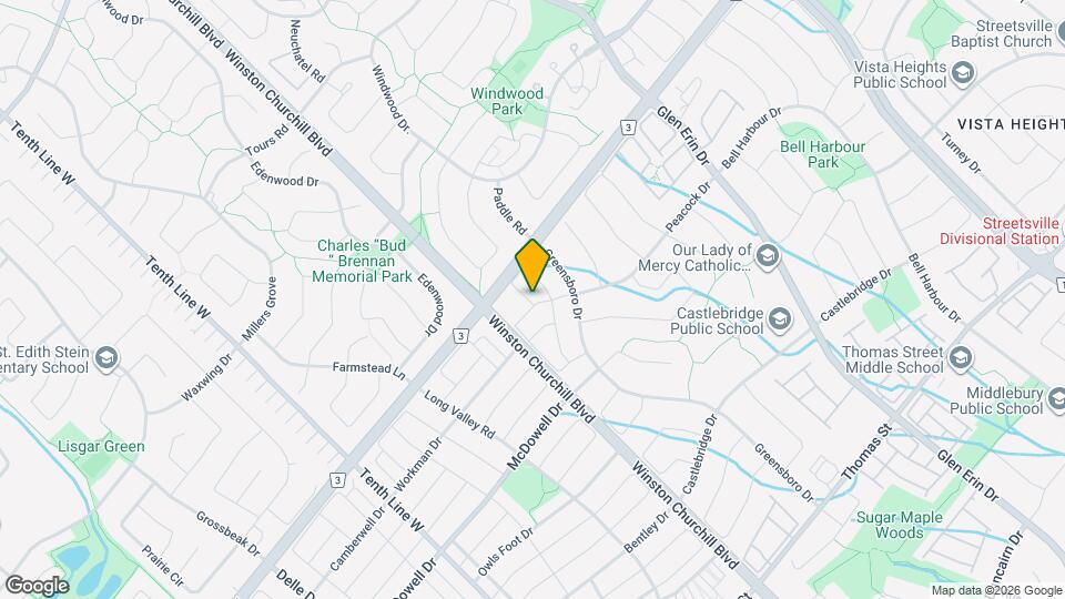 5958 Greensboro Dr Map and Location Details