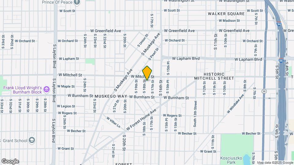 1722 S 18th St Mapa y Detalles de la Ubicación