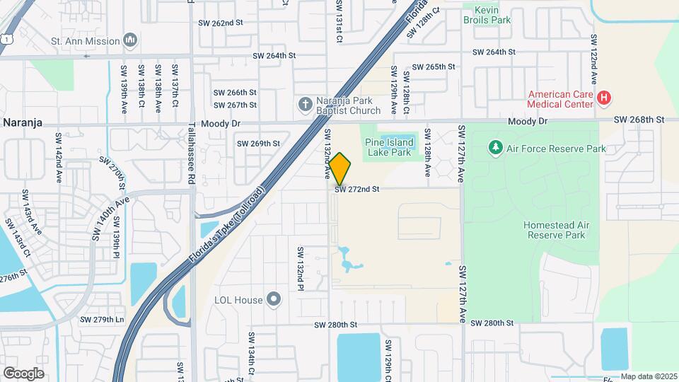 13250 SW 272nd St Map and Location Details