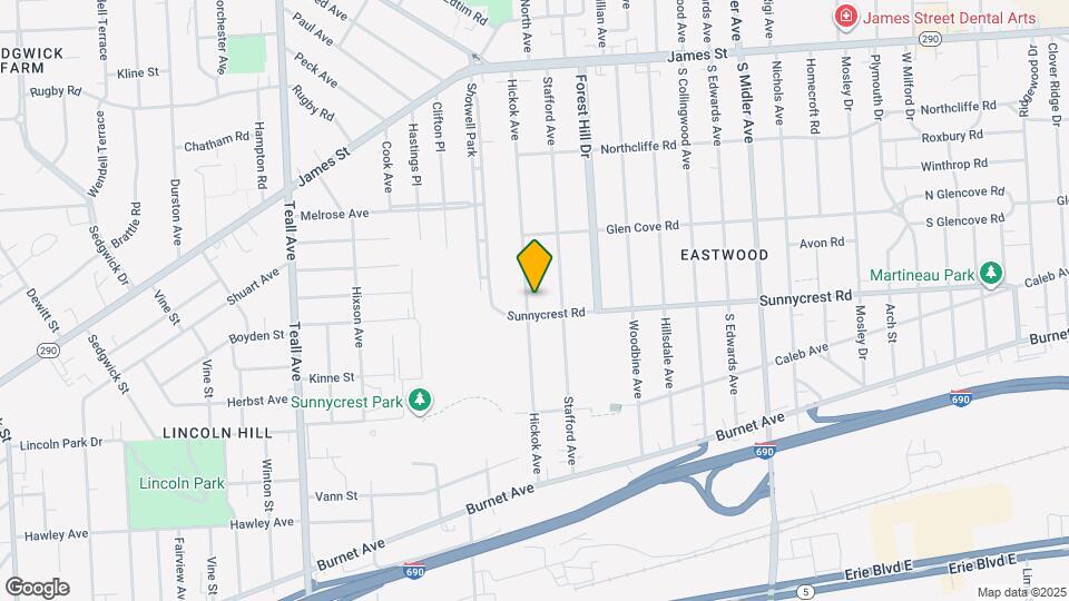 363 Hickok Ave Map and Location Details