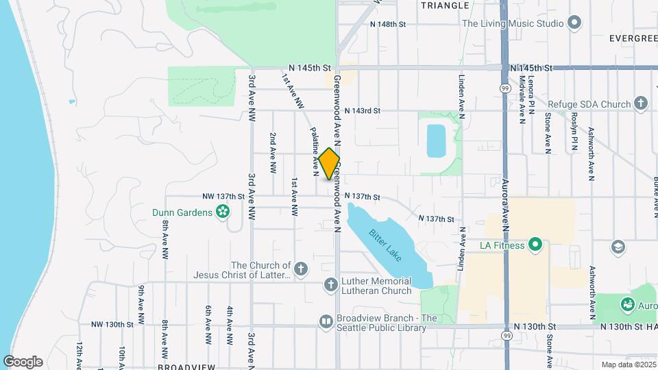 13721 Greenwood Ave N Map and Location Details