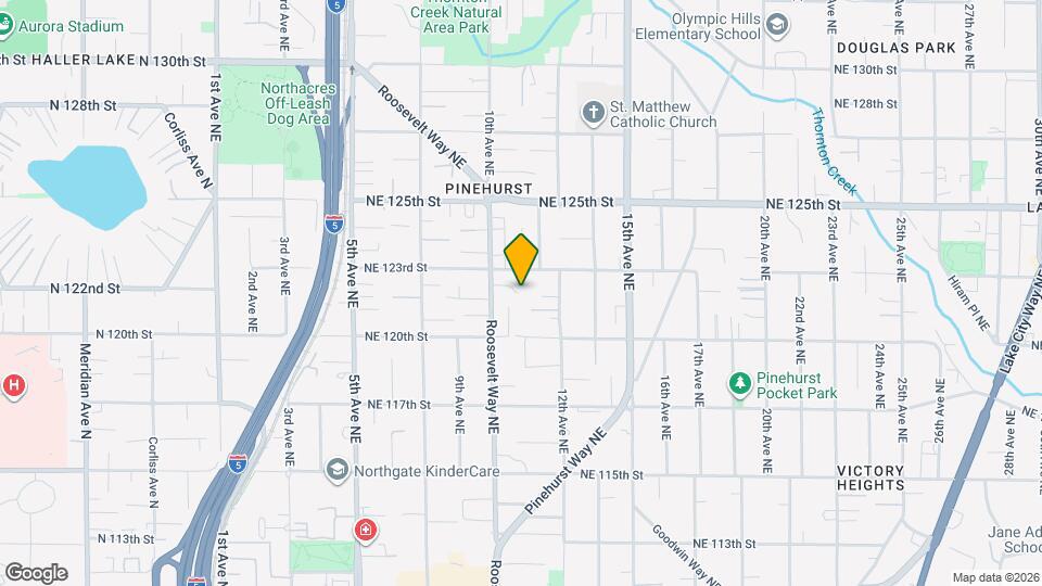 12044 Roosevelt Way NE, Unit Unit C Mapa y Detalles de la Ubicación