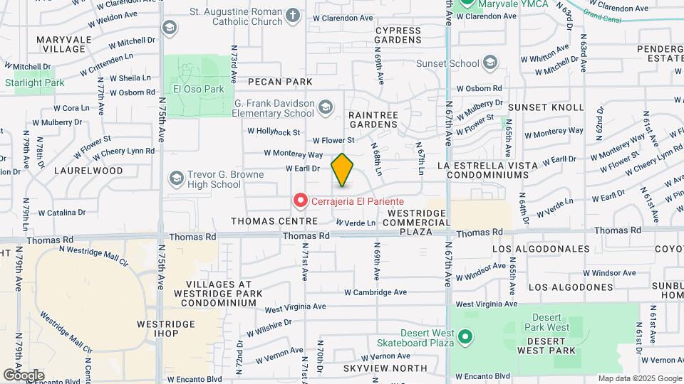 6940 W Catalina Dr Map and Location Details