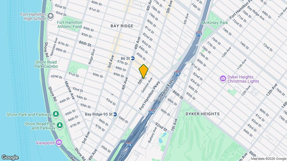 8705 5th Ave Map and Location Details