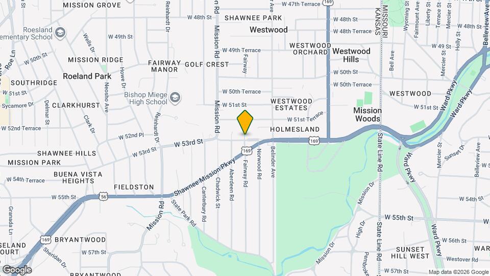 2900 W 53rd St Map and Location Details