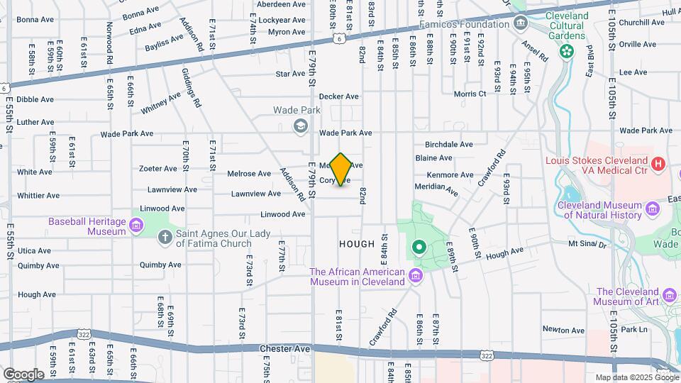 8103 Whitethorn Ave Map and Location Details