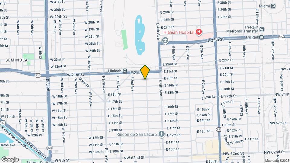 290 E 20th St Map and Location Details