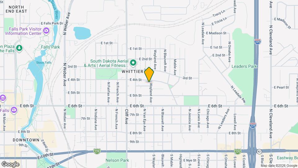 531-533 N Wayland Ave Map and Location Details