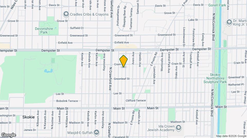 8640 Springfield Ave Mapa y Detalles de la Ubicación