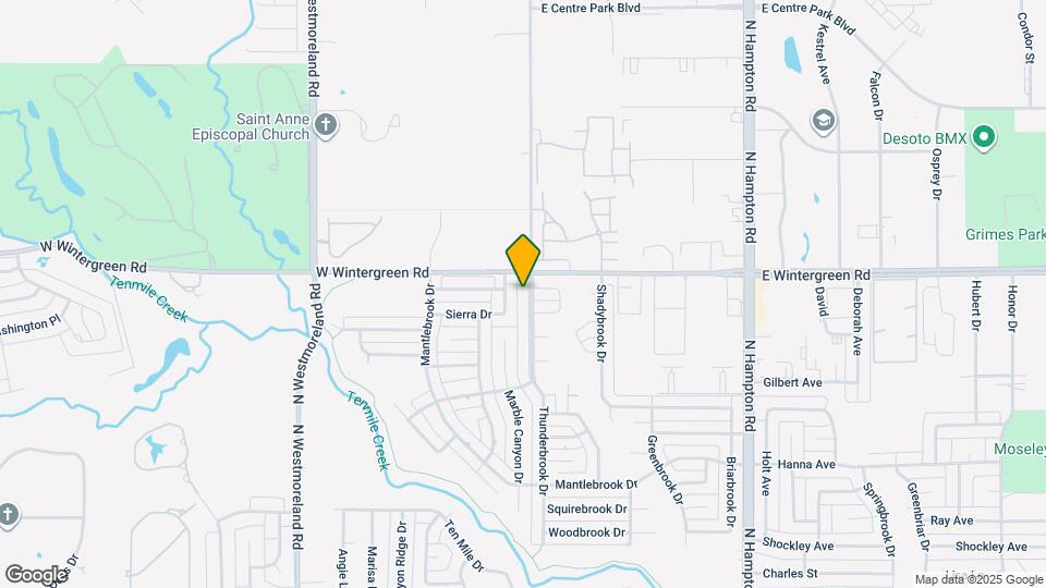 1445 Thunderbrook Dr Map and Location Details