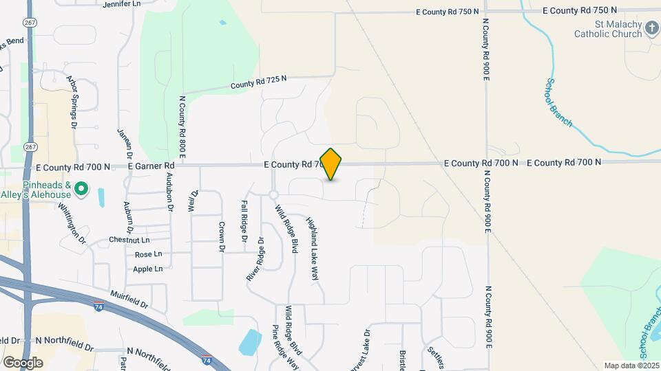 1376 Blue Ridge Ln Map and Location Details