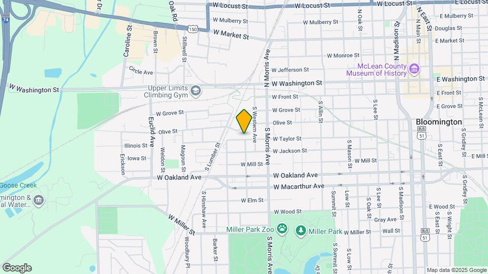 1303 W Taylor St Map and Location Details