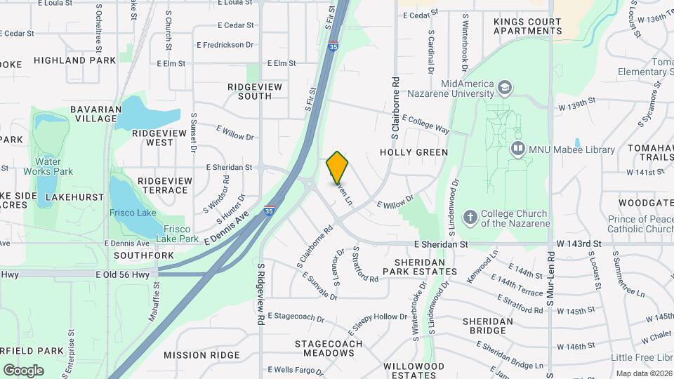 1425 E Haven Ln Map and Location Details