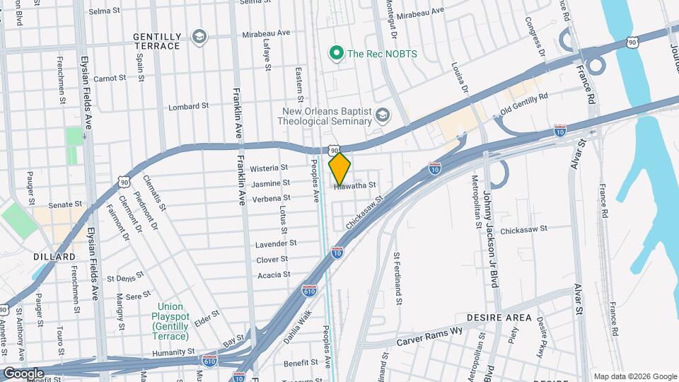 2844 Hiawatha St Mapa y Detalles de la Ubicación