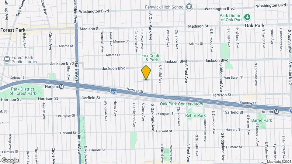 804 S Grove Ave Map and Location Details