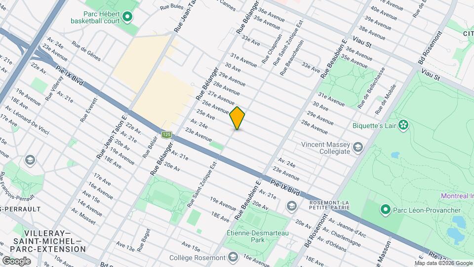 4280 Saint-Zotique Rue E Map and Location Details