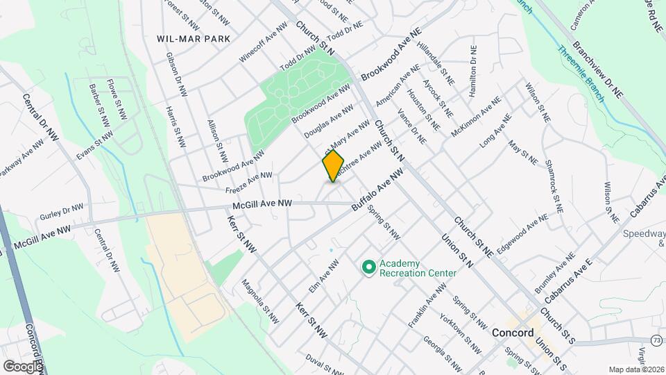 100 Ash Ave NW Mapa y Detalles de la Ubicación