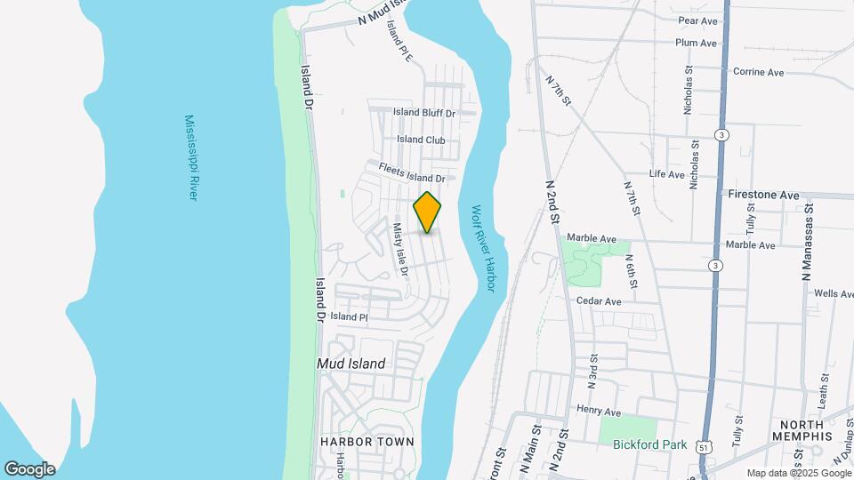 1198 Island Pl E Map and Location Details