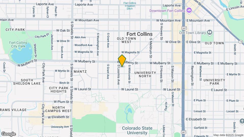 520 S Loomis Ave Map and Location Details
