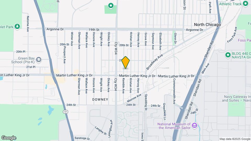 2135 Kemble Ave, Unit 1st floor-3bdrm Map and Location Details