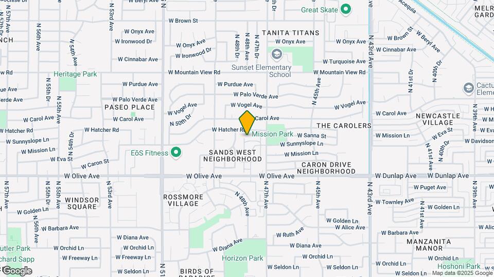 4762 W Sanna St Map and Location Details