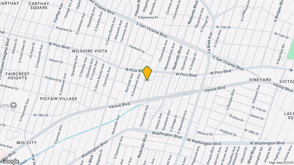 1444 Cochran Ave Map and Location Details