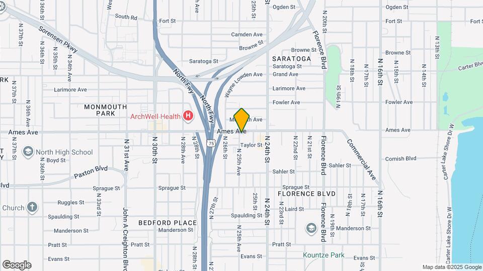 2523 Ames Ave Map and Location Details