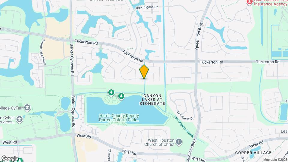 9610 Beckwood Post Dr Map and Location Details