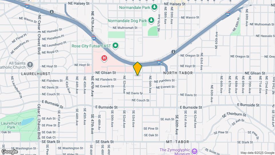 5325 NE Flanders St Map and Location Details