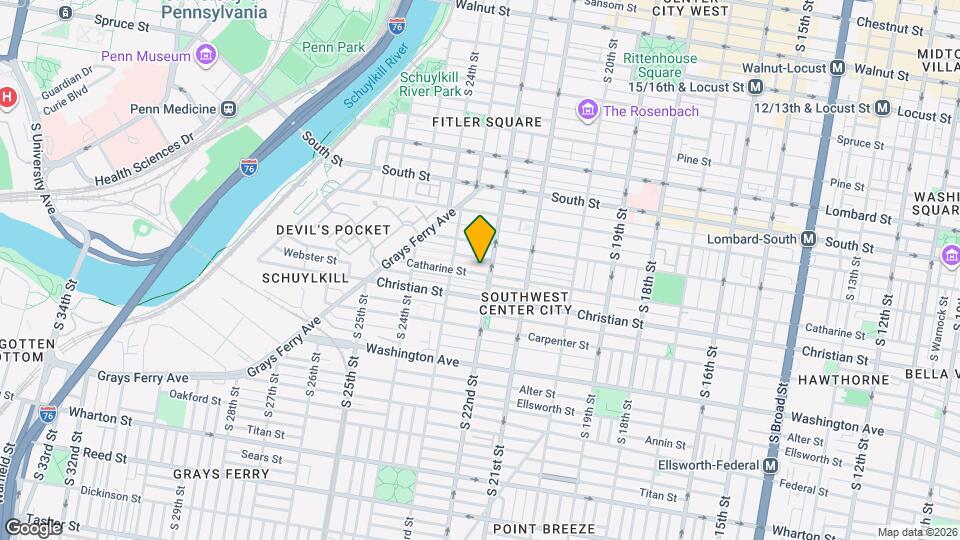 2215 Catharine St Map and Location Details