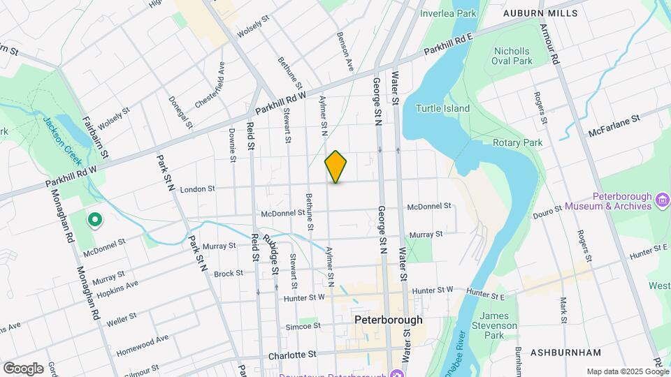 223 London St Map and Location Details