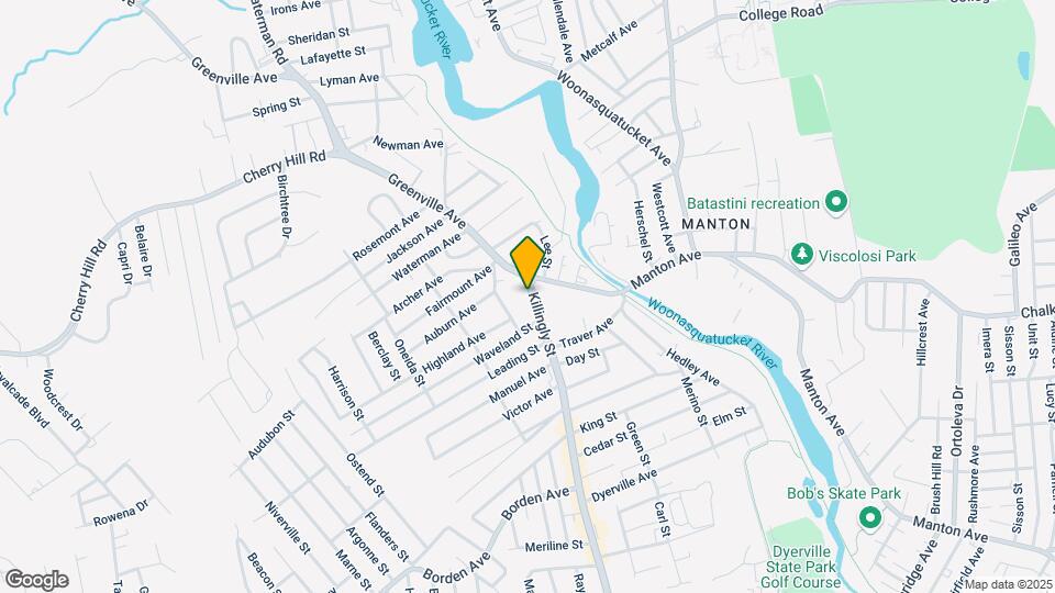 694 Killingly St Map and Location Details