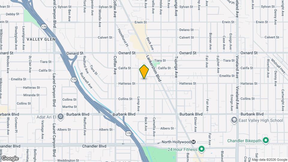 5807 Beck Ave Mapa y Detalles de la Ubicación