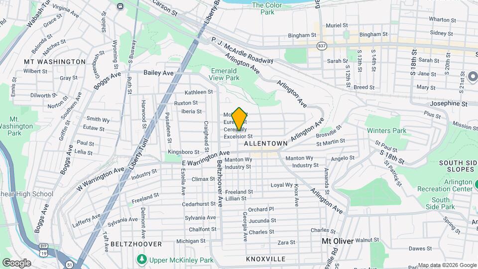 703 Excelsior St Map and Location Details