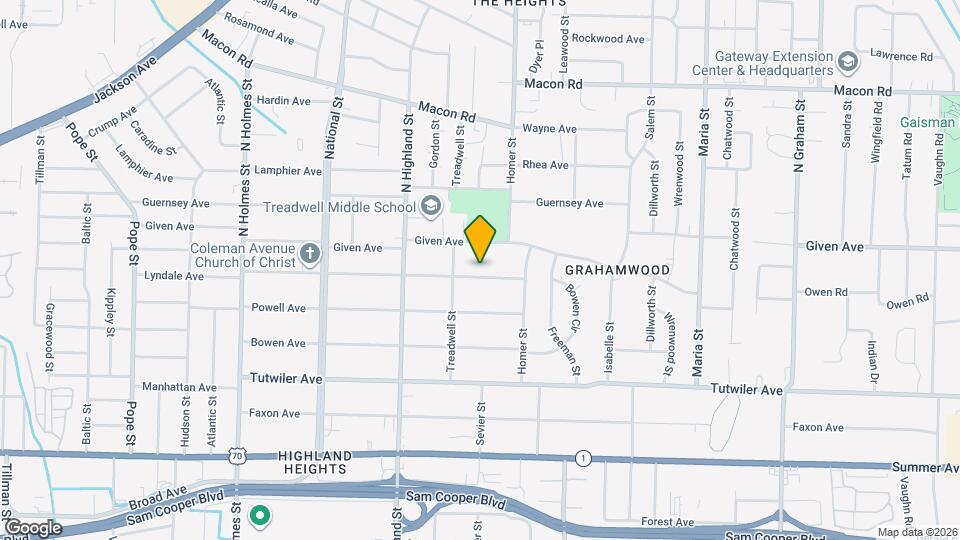 3594 Coleman Ave Map and Location Details