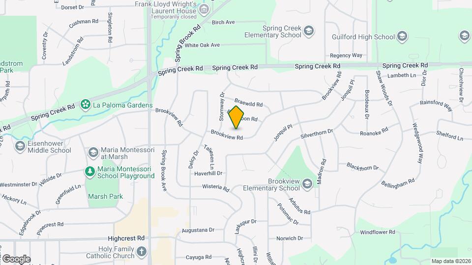 4902 Brookview Rd Mapa y Detalles de la Ubicación