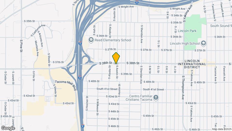 3806 S Asotin St Map and Location Details