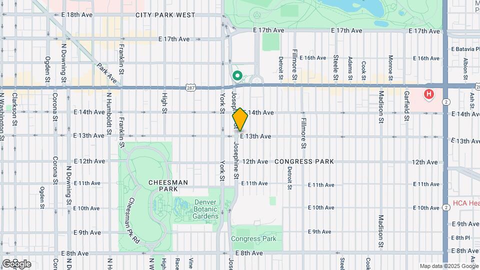 1300 Josephine St Mapa y Detalles de la Ubicación