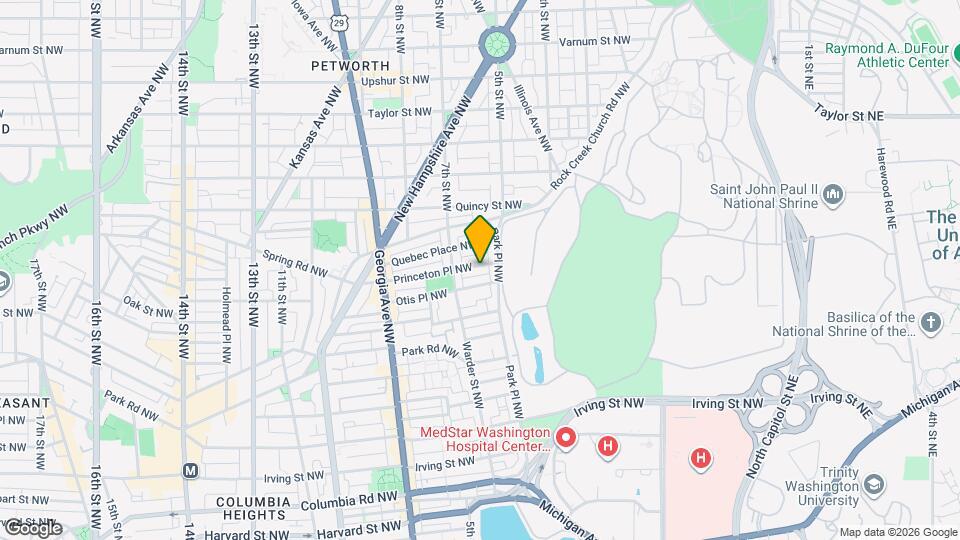 620 Princeton Pl NW Map and Location Details