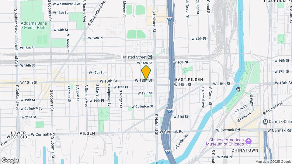 1801 S Peoria St Map and Location Details