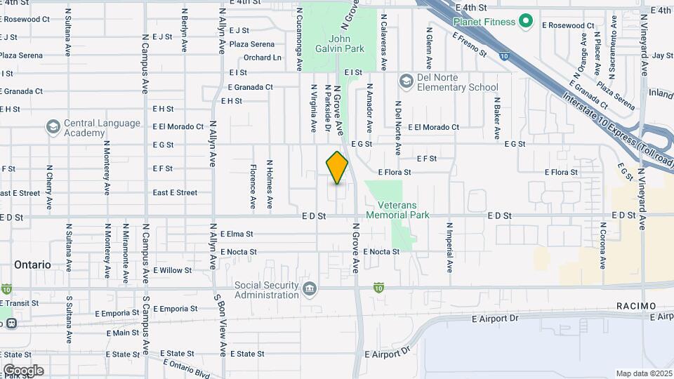 516 N Parkside Ave Map and Location Details